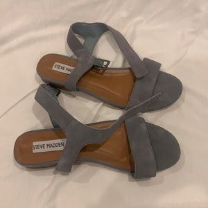 Steve madden dusty blue sandals